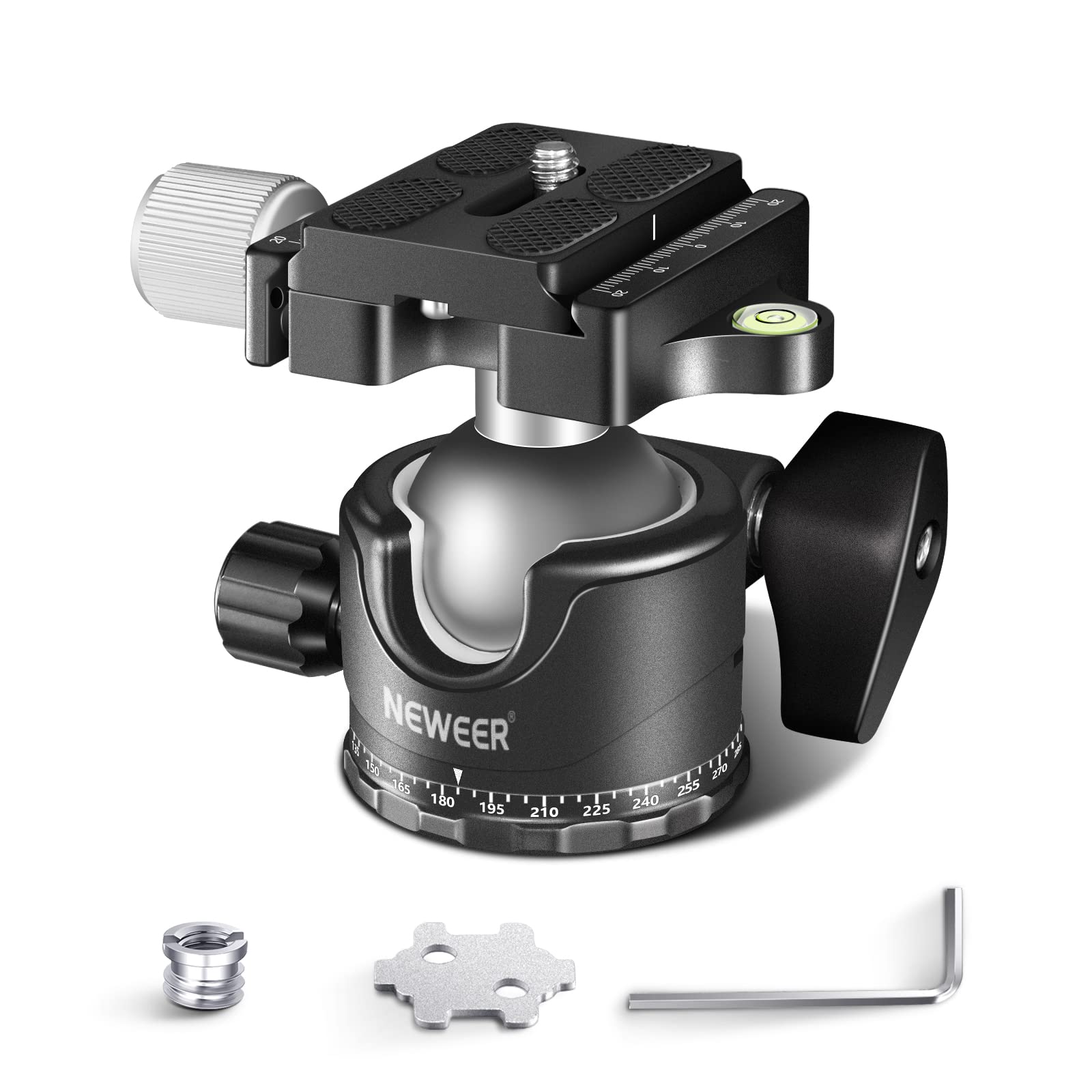 Trípode Con Cabeza Esférica Neewer Gm36, Perfil Bajo, Tapa De Carga De 15 Kg. - Venta Internacional.