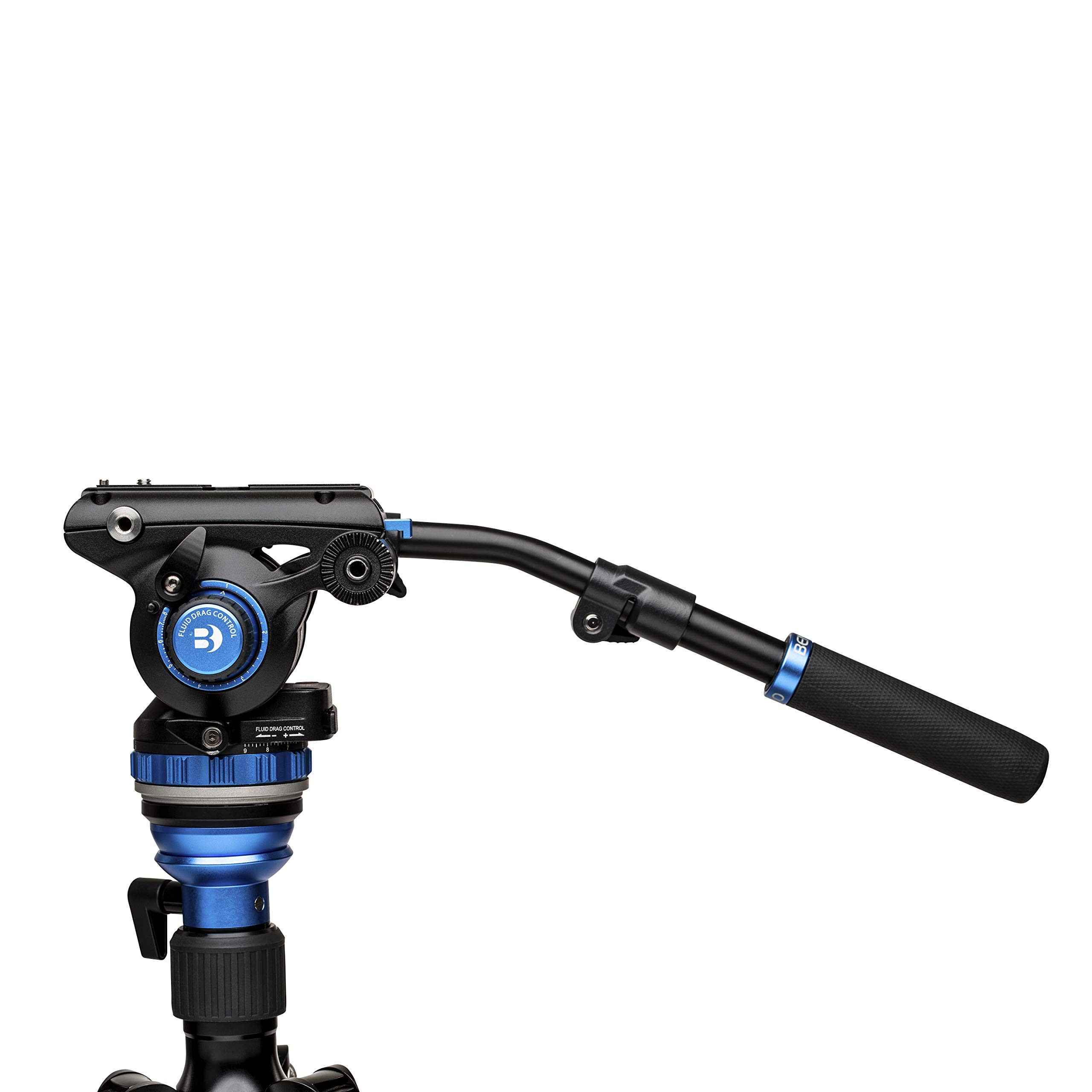 Foto 5 pulgar | Cabezal De Vídeo Fluid Video Head Benro S6 Pro Con Base Plana, 6 Escalones - Venta Internacional.