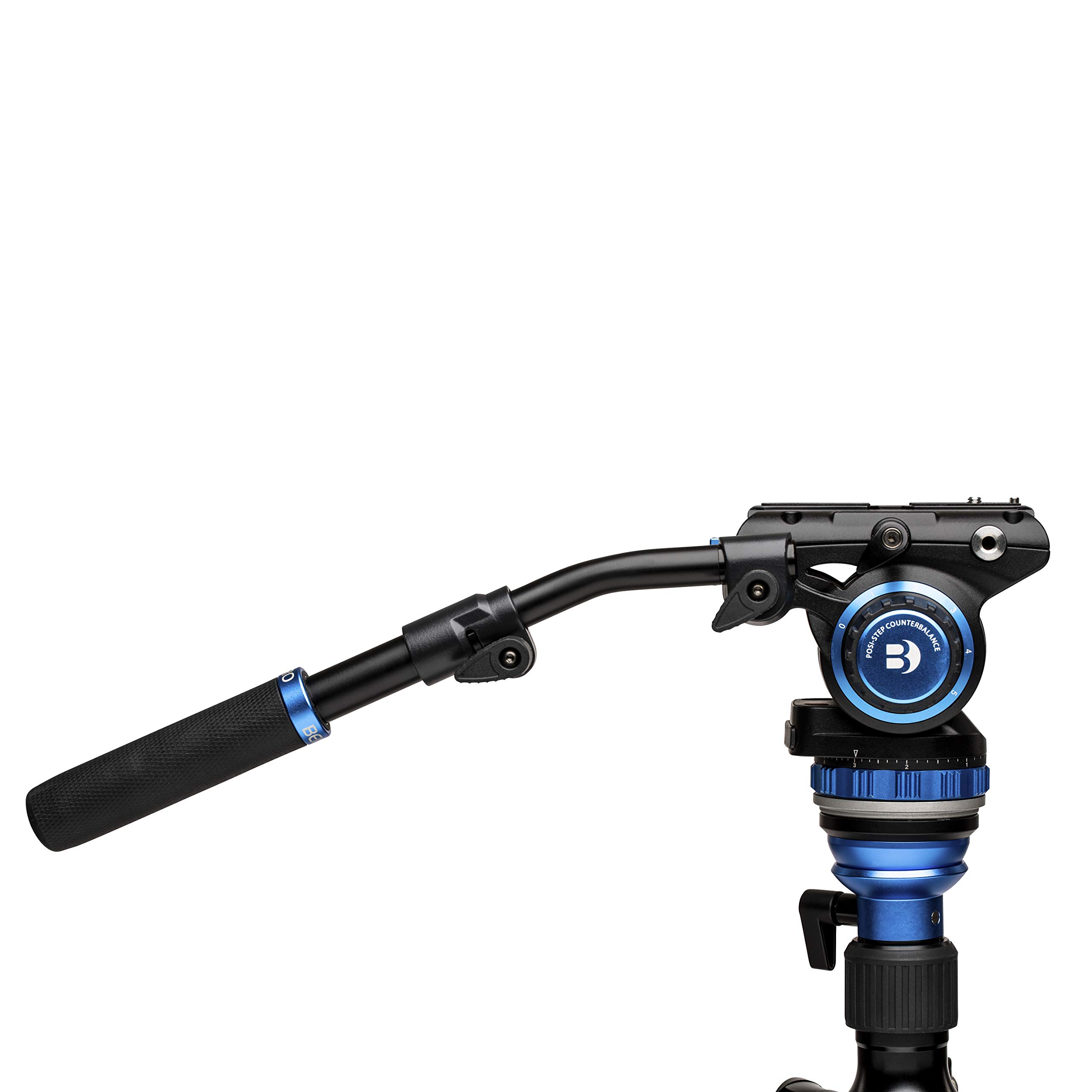 Foto 6 pulgar | Cabezal De Vídeo Fluid Video Head Benro S6 Pro Con Base Plana, 6 Escalones - Venta Internacional.
