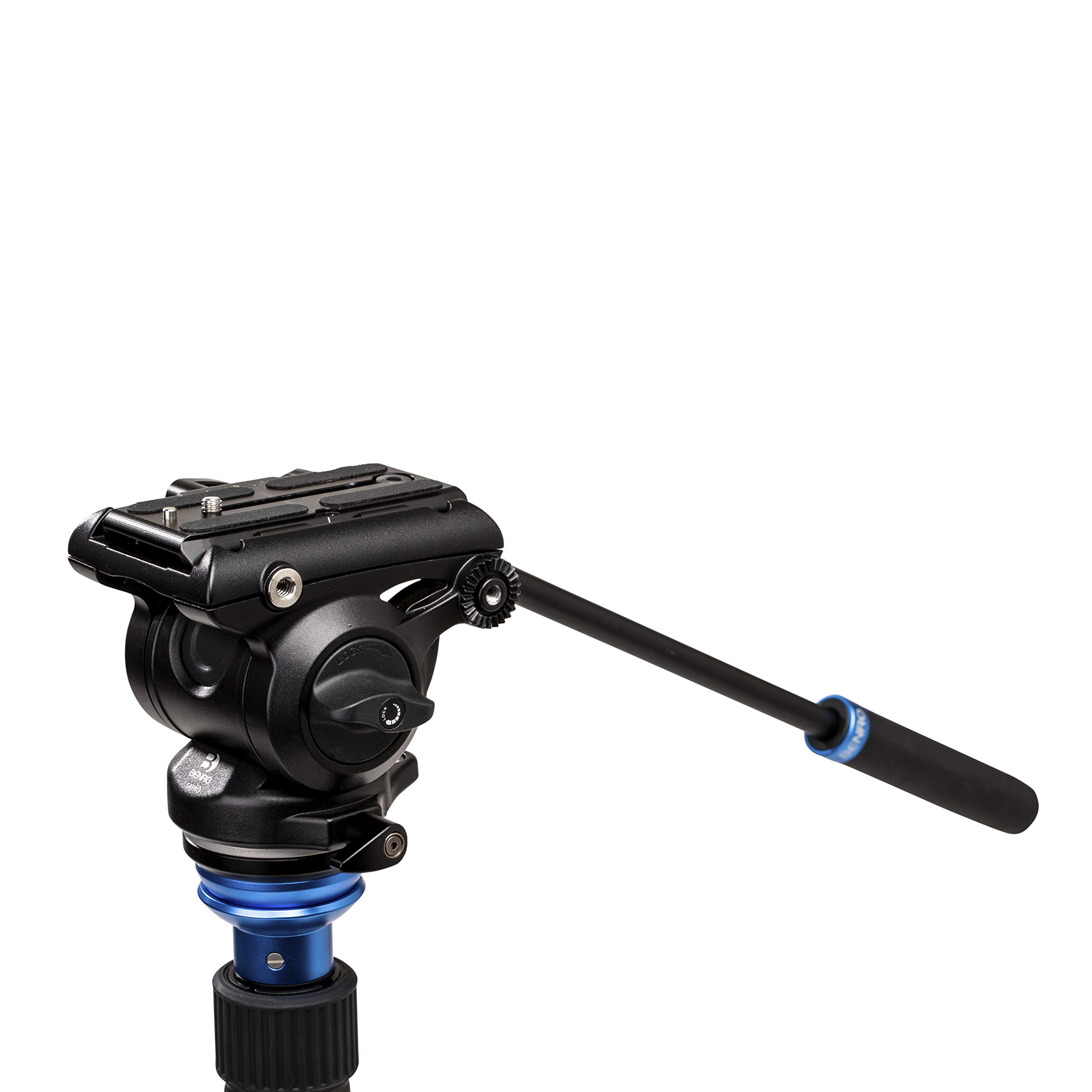 Cabezal De Vídeo Fluido Benro S4 Pro De Base Plana De 4 Kg Como Máximo Con Brazo Panorámico - Venta Internacional.