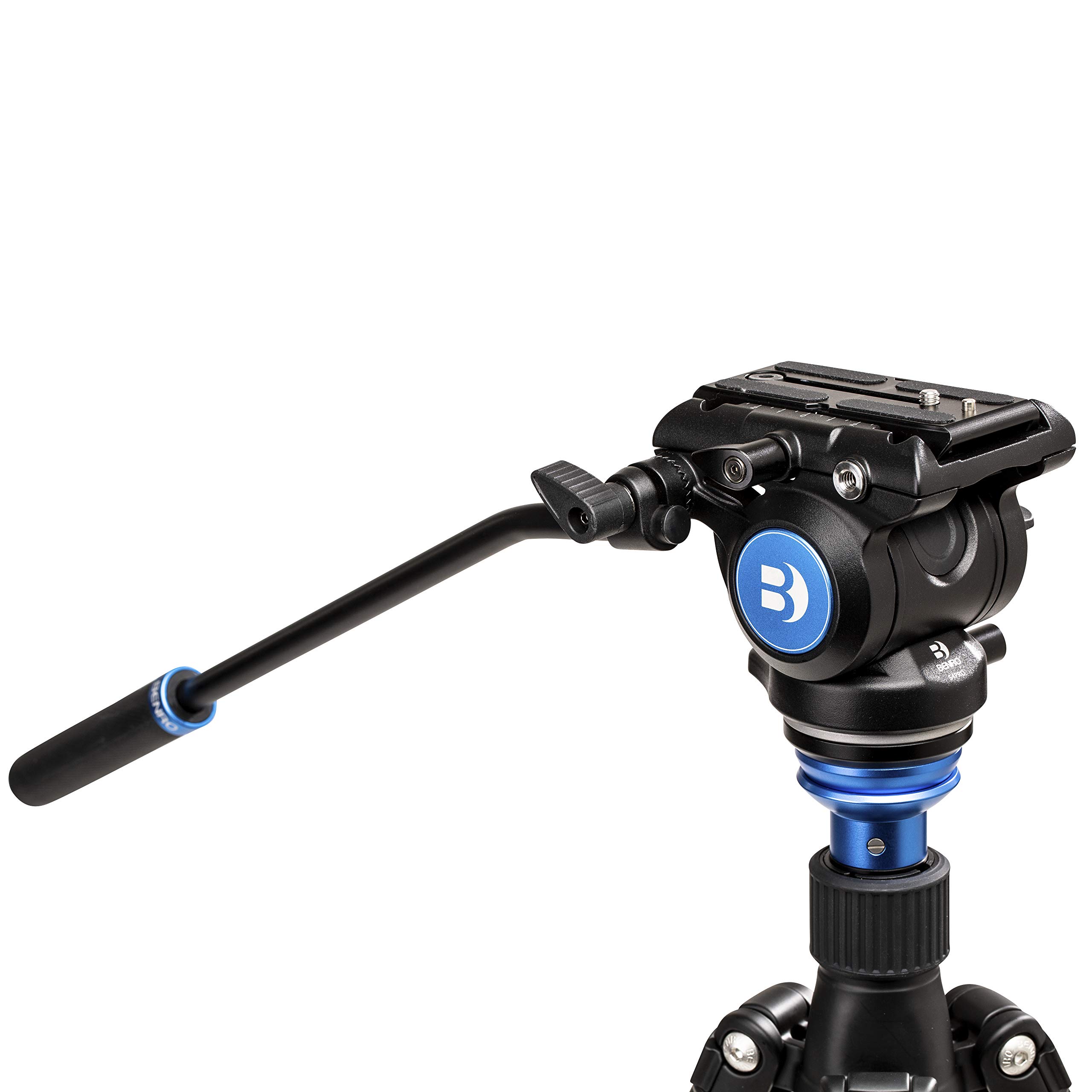 Foto 3 | Cabezal De Vídeo Fluido Benro S4 Pro De Base Plana De 4 Kg Como Máximo Con Brazo Panorámico - Venta Internacional.