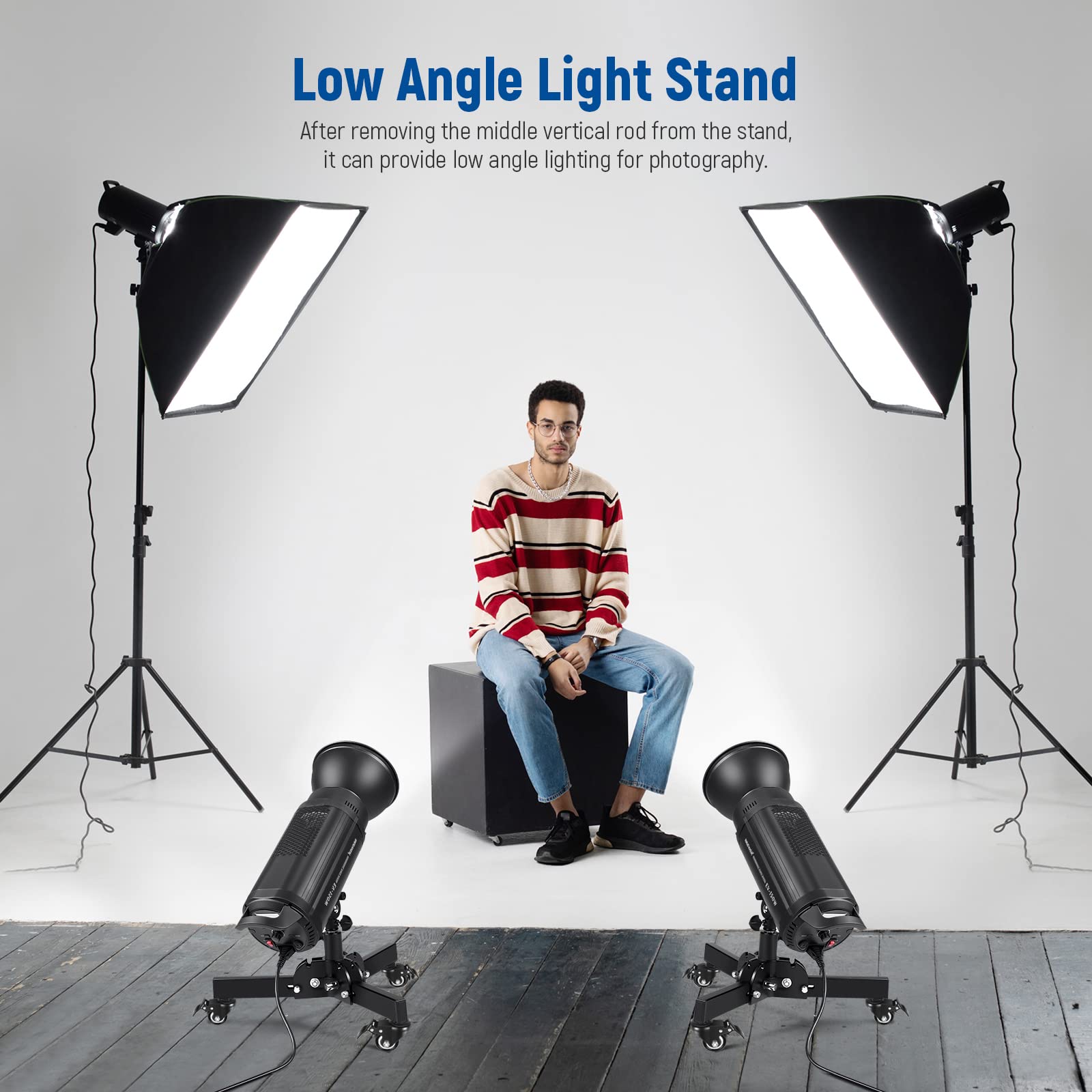 Foto 5 | Soporte Ligero Neewer St72 Heavy Duty Con Ruedas De 70 A 180 Cm - Venta Internacional.