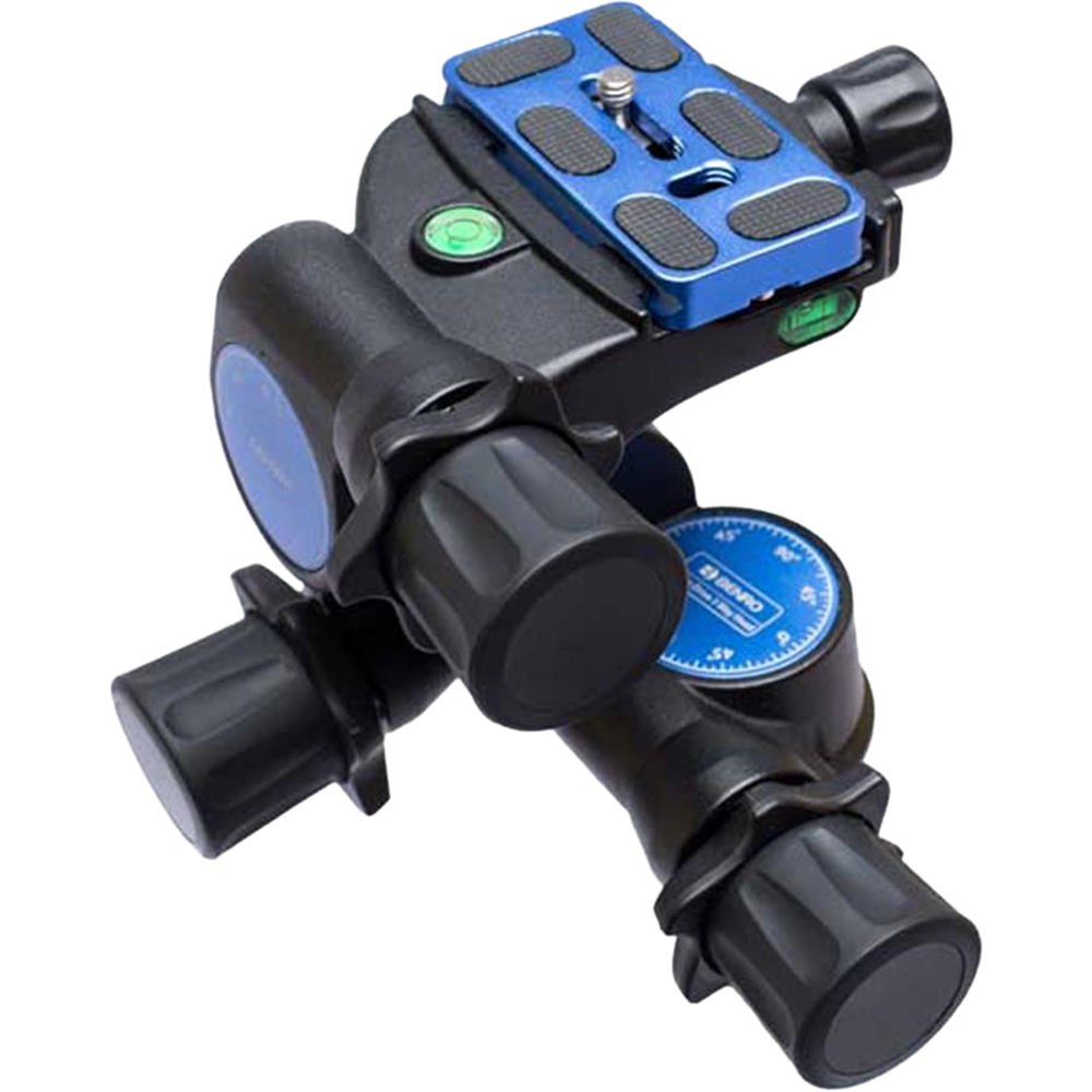 Cabezal Con Engranajes Benro Gd3wh Con Movimiento En 3 Direcciones - Venta Internacional.