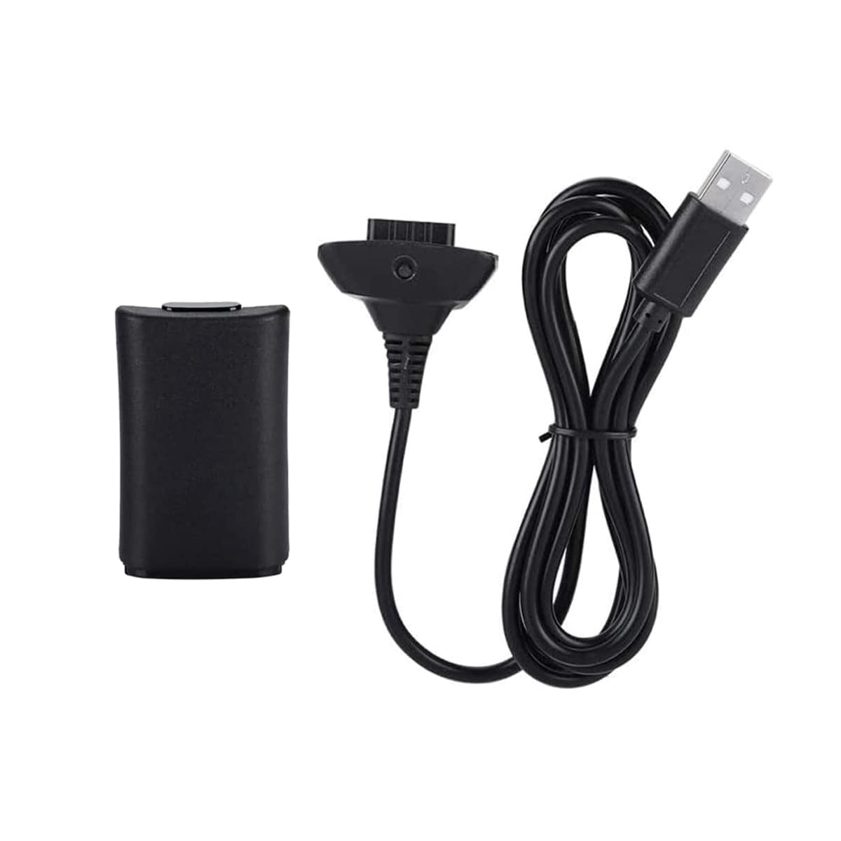 Carga Y Juega Batería Y Cable Para Controles Xbox 360 $279