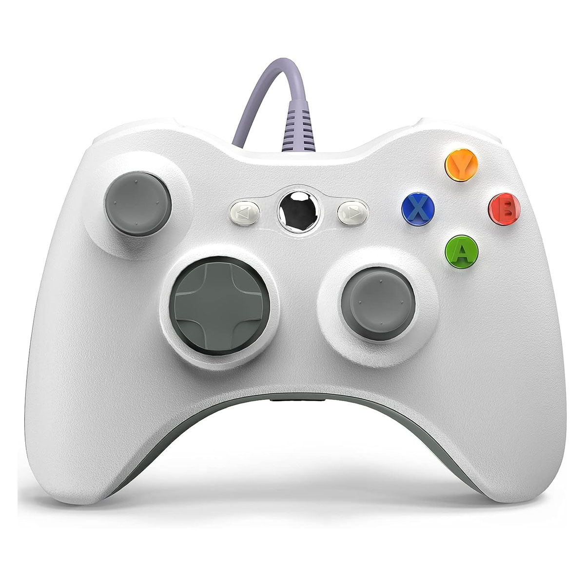 Control Joystick Kimhi Gamepad Alámbrico USB Genérico Ergonómico Blanco