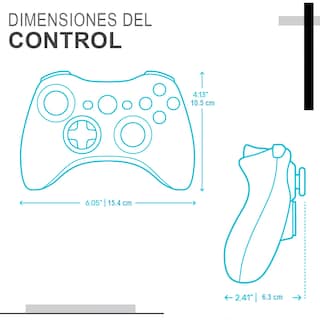 Foto 5 | Control Joystick Kimhi Gamepad Alámbrico USB Genérico Ergonómico Blanco