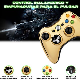Foto 5 | Control Inalámbrico X-360 Edición Oro