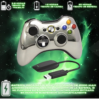 Foto 2 | Control Inalámbrico X-360 Edición Plata