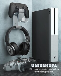 Foto 2 | Soporte Para Mando Moko Dual Gamepad, Soporte Para Auriculares, Transparente - Venta Internacional.