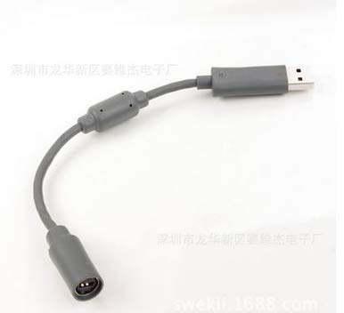 Foto 6 | Cable Adaptador Para Mando Con Cable Usb Xbox360, Gris - Venta Internacional.