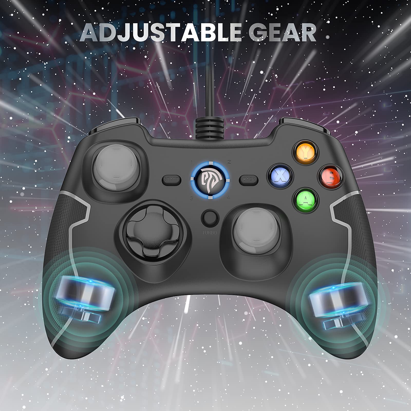 Foto 7 pulgar | Controlador De Juegos Easysmx Usb Con Cable Para Windows/steam/android - Venta Internacional.