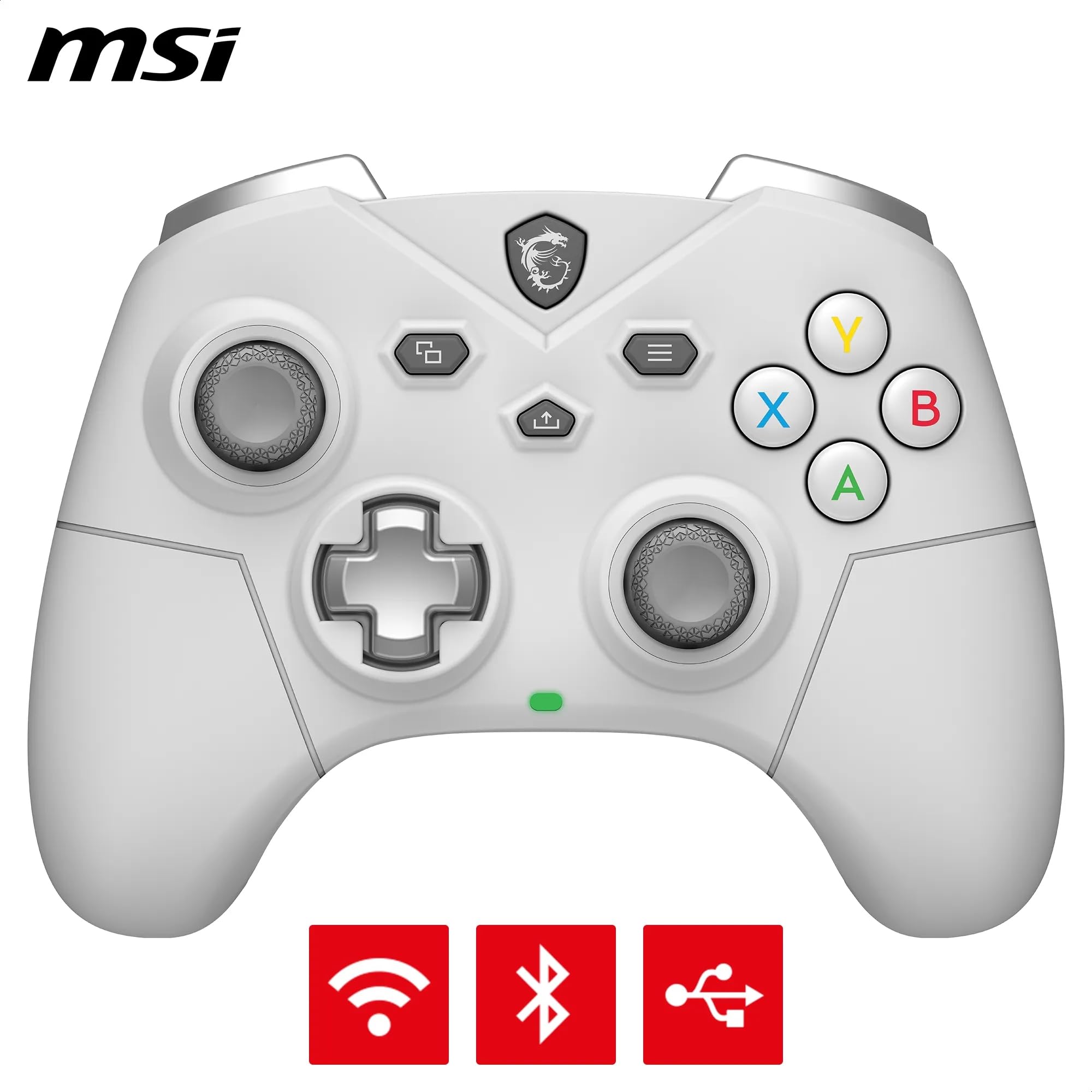 Foto 2 | Controlador De Mando Para Pc Msi Force Gc300 Wireless Blanco - Venta Internacional.