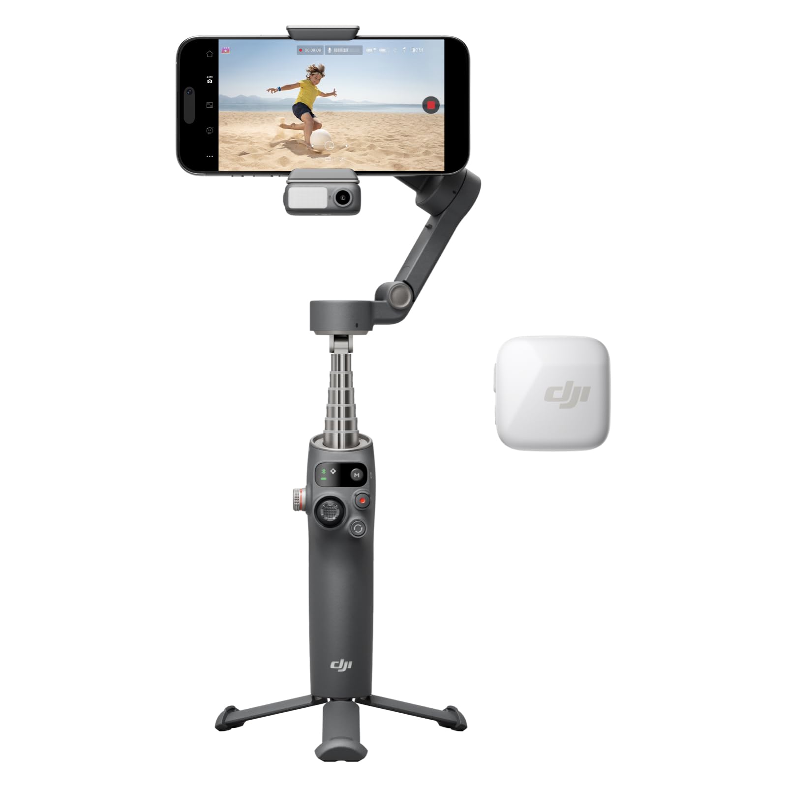 Estabilizador De Cardán Dji Osmo Mobile 7p Con Micrófono Mini Tx Blanco - Venta Internacional.