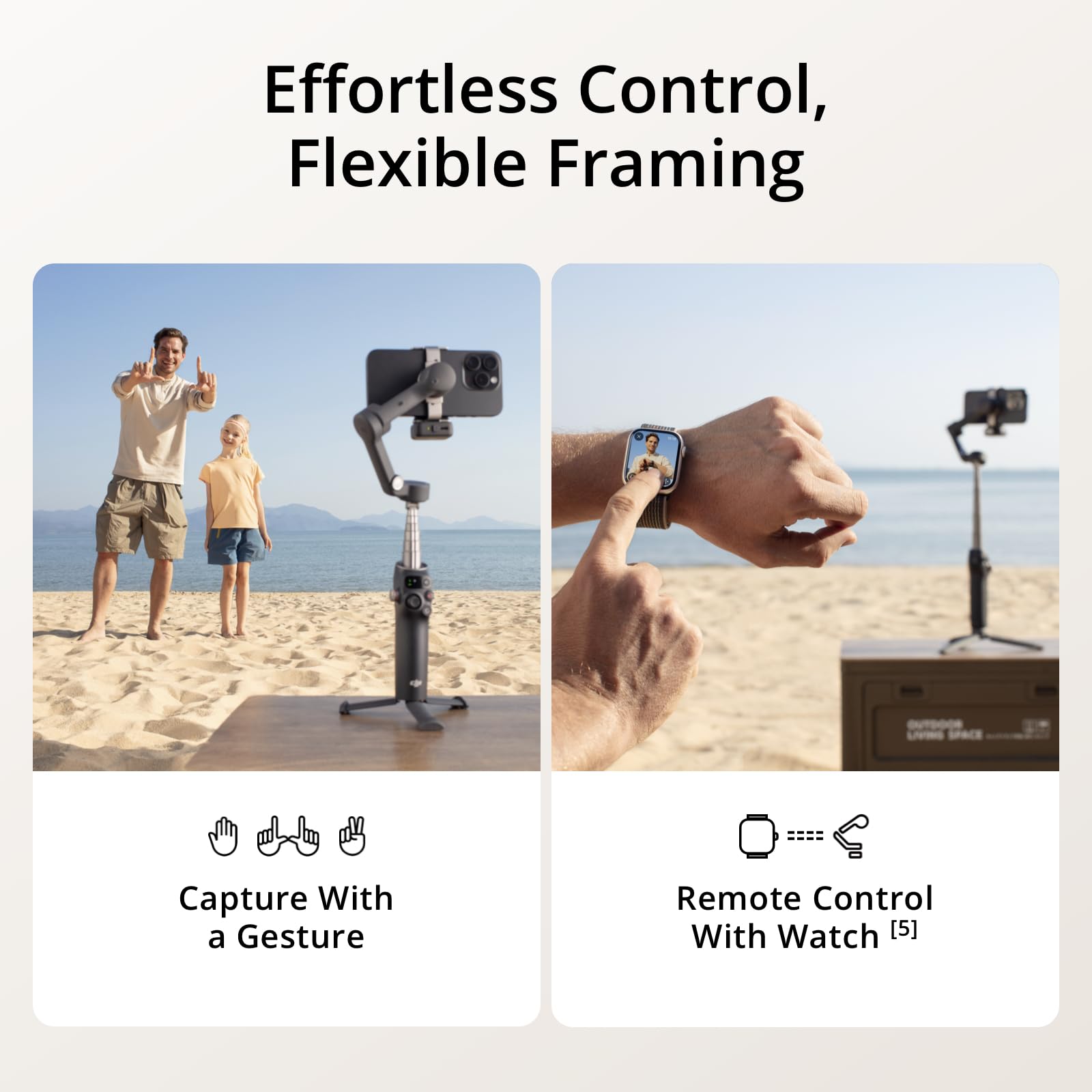 Foto 7 pulgar | Estabilizador De Cardán Dji Osmo Mobile 7p Con Micrófono Mini Tx Blanco - Venta Internacional.