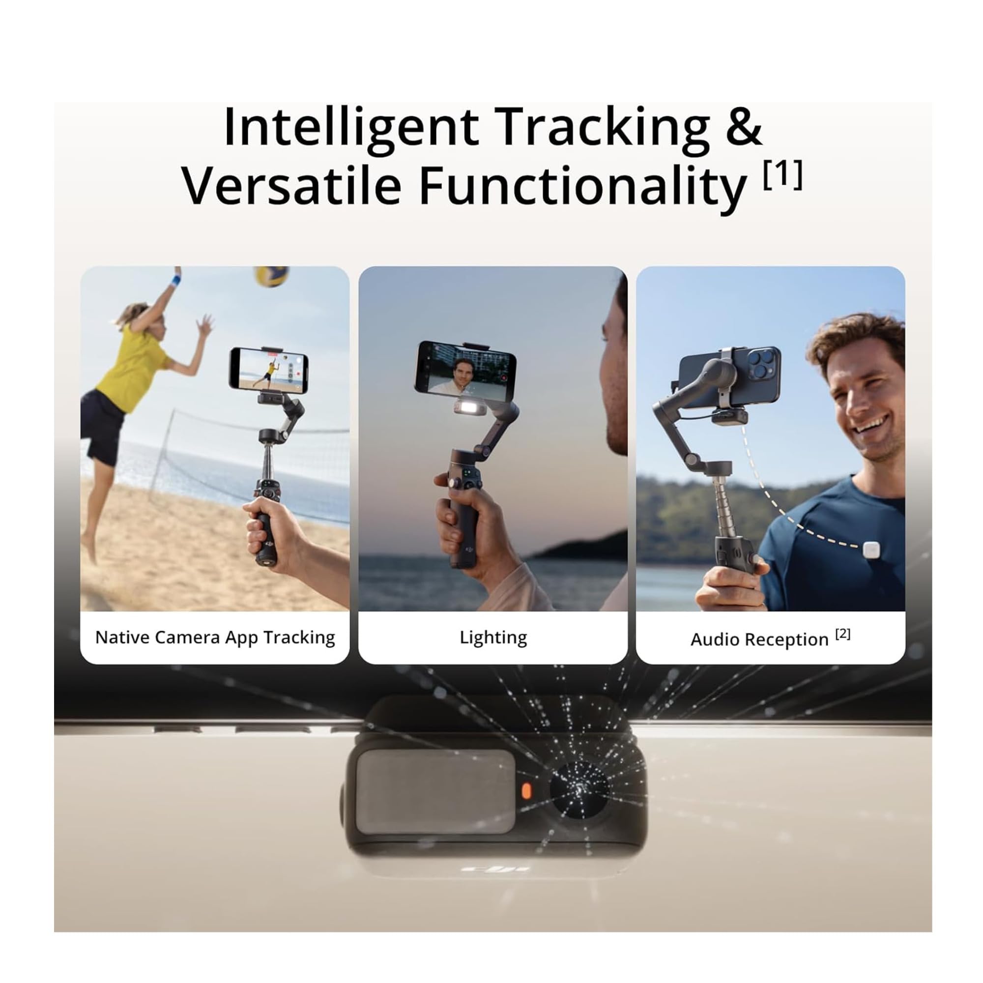 Foto 3 pulgar | Gimbal Dji Osmo Mobile 7p Con Módulo Multifuncional Y Funda - Venta Internacional.