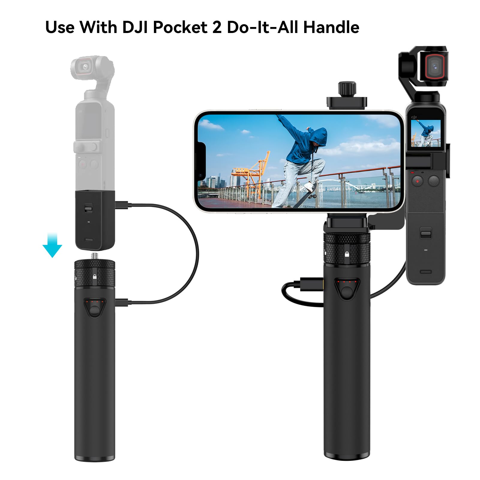 Foto 7 pulgar | Cargador Portátil Powerstick Smatree Para Dji Osmo Pocket - Venta Internacional.