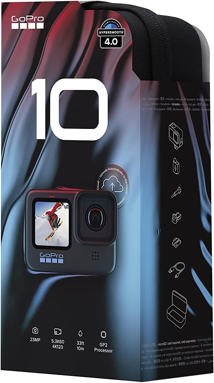 Foto 6 pulgar | Venta Internacional - Cámara de Acción Resistente al Agua GoPro Hero 10 Negro