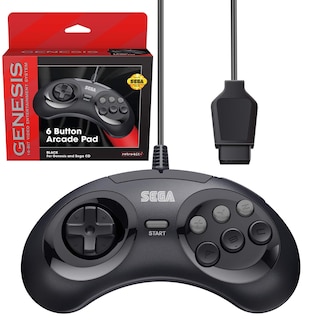 Foto 1 | Controlador Retro-bit Arcade Oficial De 6 Botones De Sega Genesis - Venta Internacional.