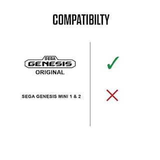 Foto 2 | Controlador Retro-bit Arcade Oficial De 6 Botones De Sega Genesis - Venta Internacional.