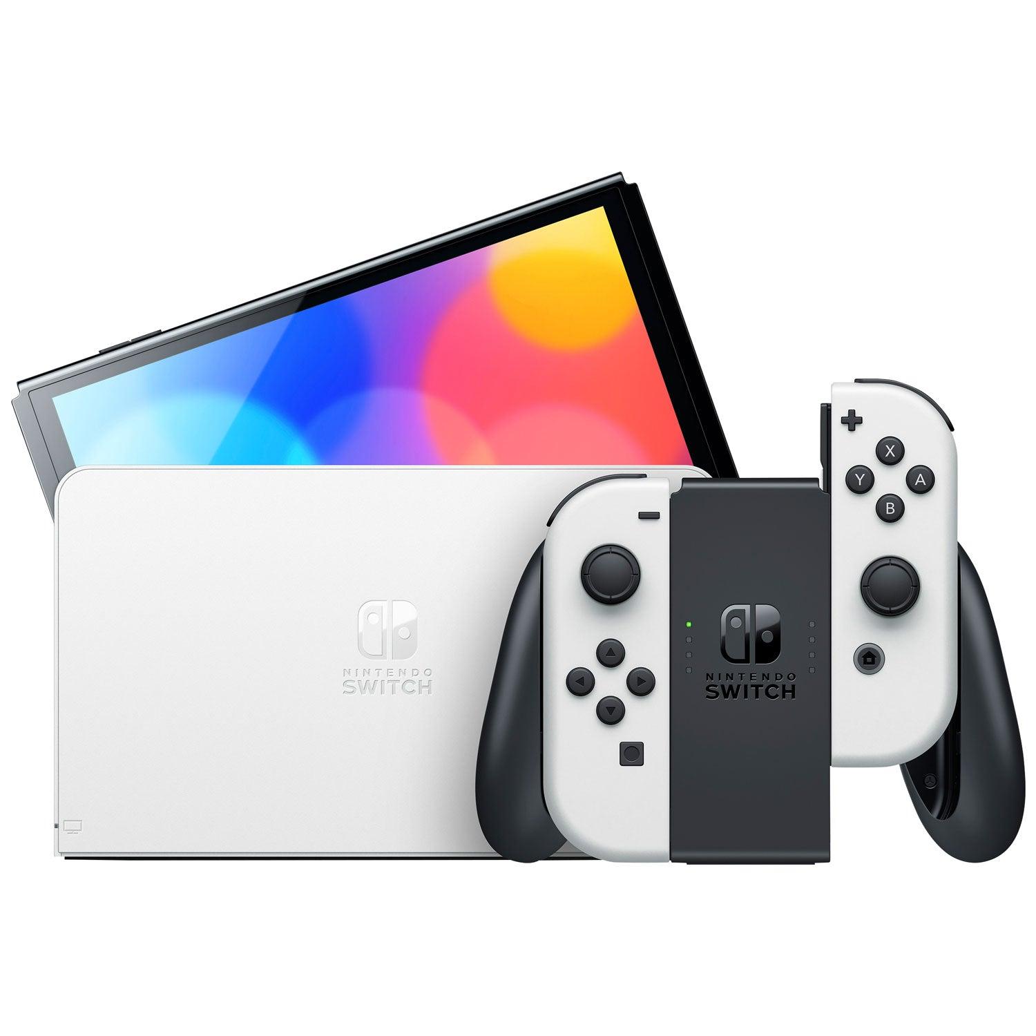 Foto 3 pulgar | Consola Nintendo Switch Oled White