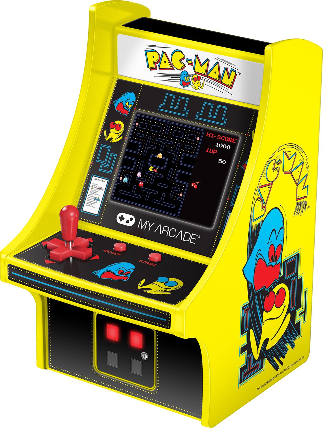 Micro Arcade Retro con Juego Pac-man Micro Maquinita Clásica $2,748