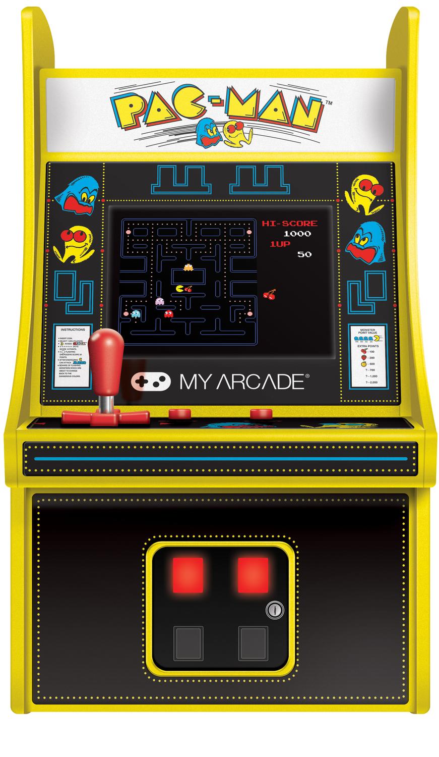 Foto 3 pulgar | Micro Arcade Retro con Juego Pac-man Micro Maquinita Clásica