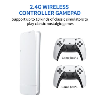 Foto 4 | Consola De Videojuegos M8 Pro , 128g, 2,4g, Doble Tv, Variedad De Consolas De Juegos Clásicas, Controladores Inalámbr