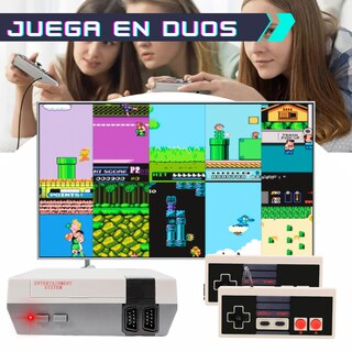 Foto 2 | 2 Unidades Miniconsola Retro Nintendo 620 Juegos Clásicos 2 Controles