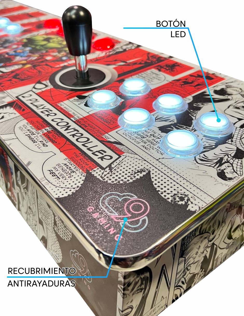 Foto 6 pulgar | Tablero Arcade Ultra Pro Led Con Pedestal - +25,000 Juegos Arcade Sin Rellenos