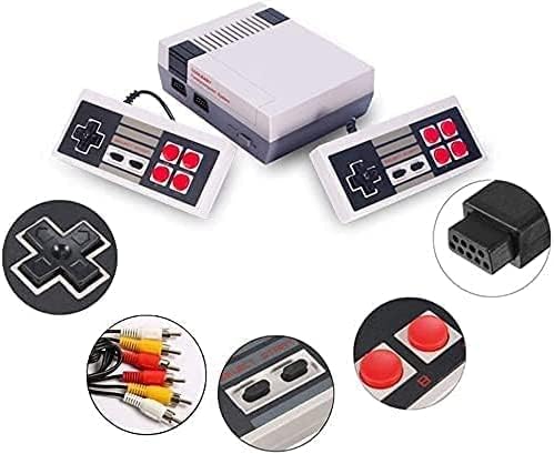 Consola Retro Clásica, Mini Consola De Juegos Retro, Salida Av De 8 Bits Mini Consola De Videojuegos Integrada 6