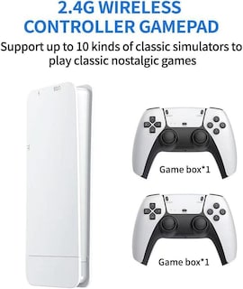 Foto 3 | Consola de Videojuegos Biinse M15 Retro Plug And Play Video Game Stick 4K Integrado en 20.000 Juegos - 23 Emulador