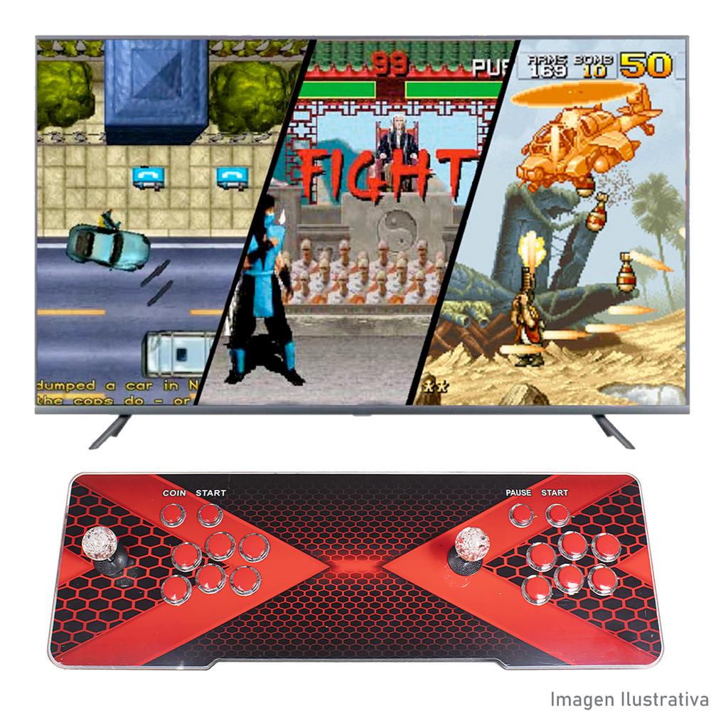 Foto 4 pulgar | Consola Tablero Arcade Pandora Gt Saga Multijuegos Retro Joystick Hdmi Vga