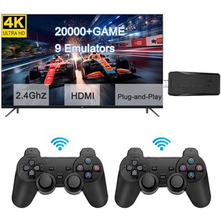 Foto 2 | Consola Retro Game Stick 4k – Más De 20,000 Juegos Clásicos Con 2 Mandos Inalámbricos