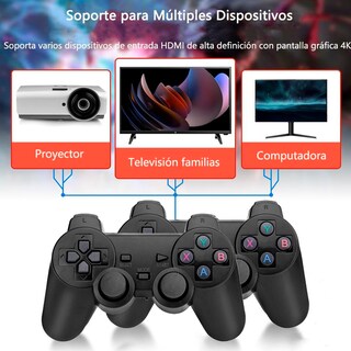 Foto 5 | Consola Retro Game Stick 4k – Más De 20,000 Juegos Clásicos Con 2 Mandos Inalámbricos