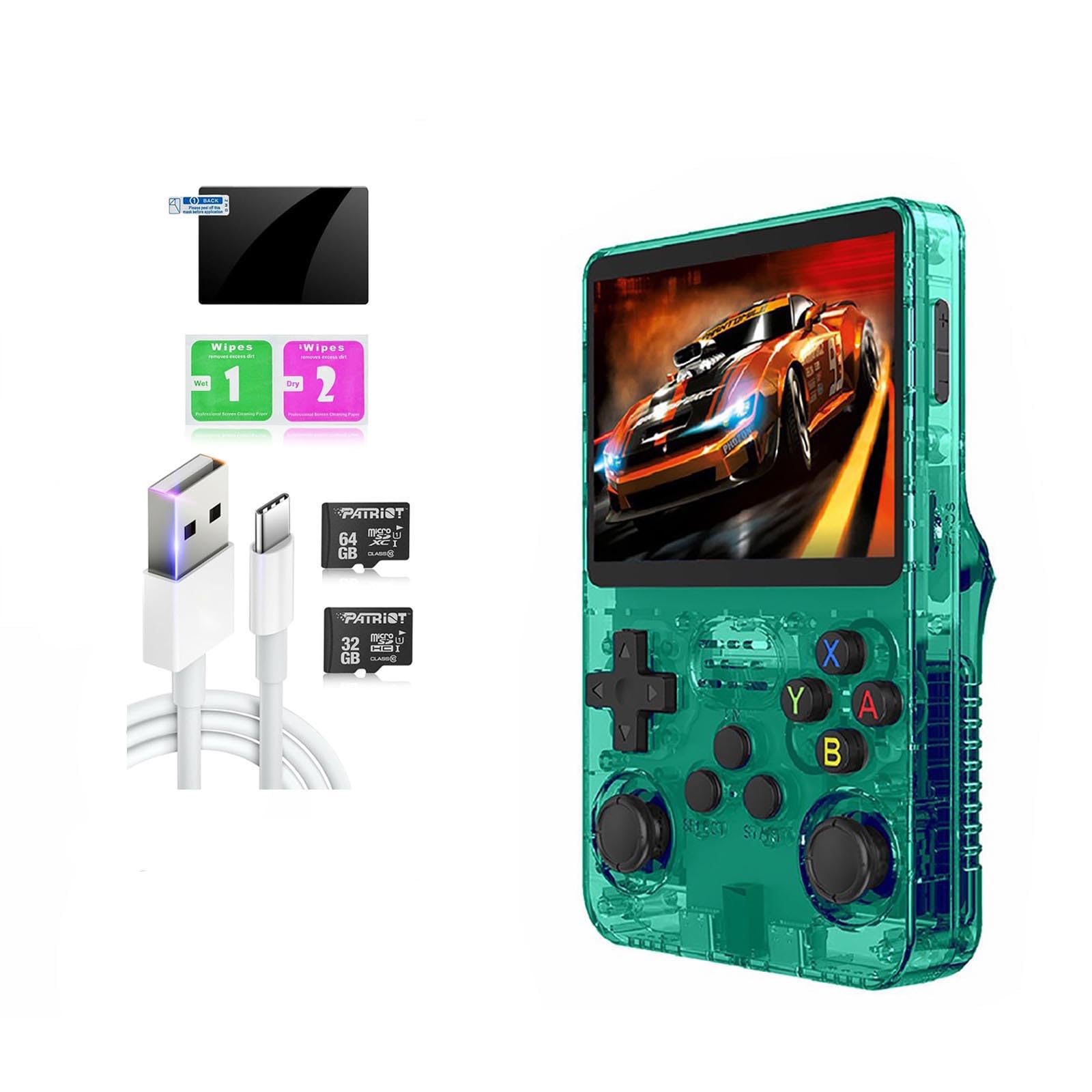 Foto 2 pulgar | Consola De Juegos Portátil R36s Retro De 3,5 Pulgadas, Más De 15 000 Juegos, 32 Gb+64 Gb - Venta Internacional.