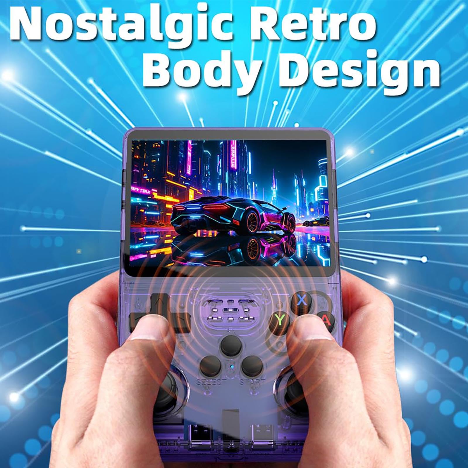 Foto 3 pulgar | Consola De Juegos Portátil R36s Retro De 3,5 Pulgadas, Más De 15 000 Juegos, 32 Gb+64 Gb - Venta Internacional.