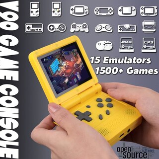 Foto 1 | Consola De Juegos Portátil Con Pantalla Ips Plegable De 3 Pulgadas, 16 Gb Con 2000 Ga - Venta Internacional.