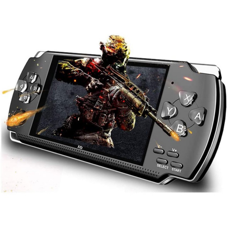 Consola De Videojuegos Retro X6 De 8 Gb Con Pantalla De 4,3 Pulgadas, Negra - Venta Internacional.