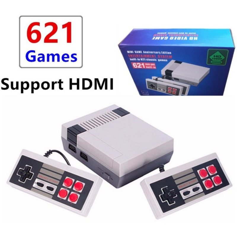 Foto 3 pulgar | Consola de Videojuegos de 8 Bits con 620 Juegos Clásicos y HDMI - Venta Internacional
