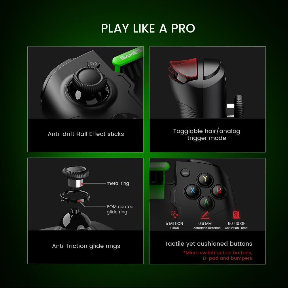 Foto 5 | Controlador De Juegos Móvil Bluetooth Gamesir X4 Aileron Android - Venta Internacional.