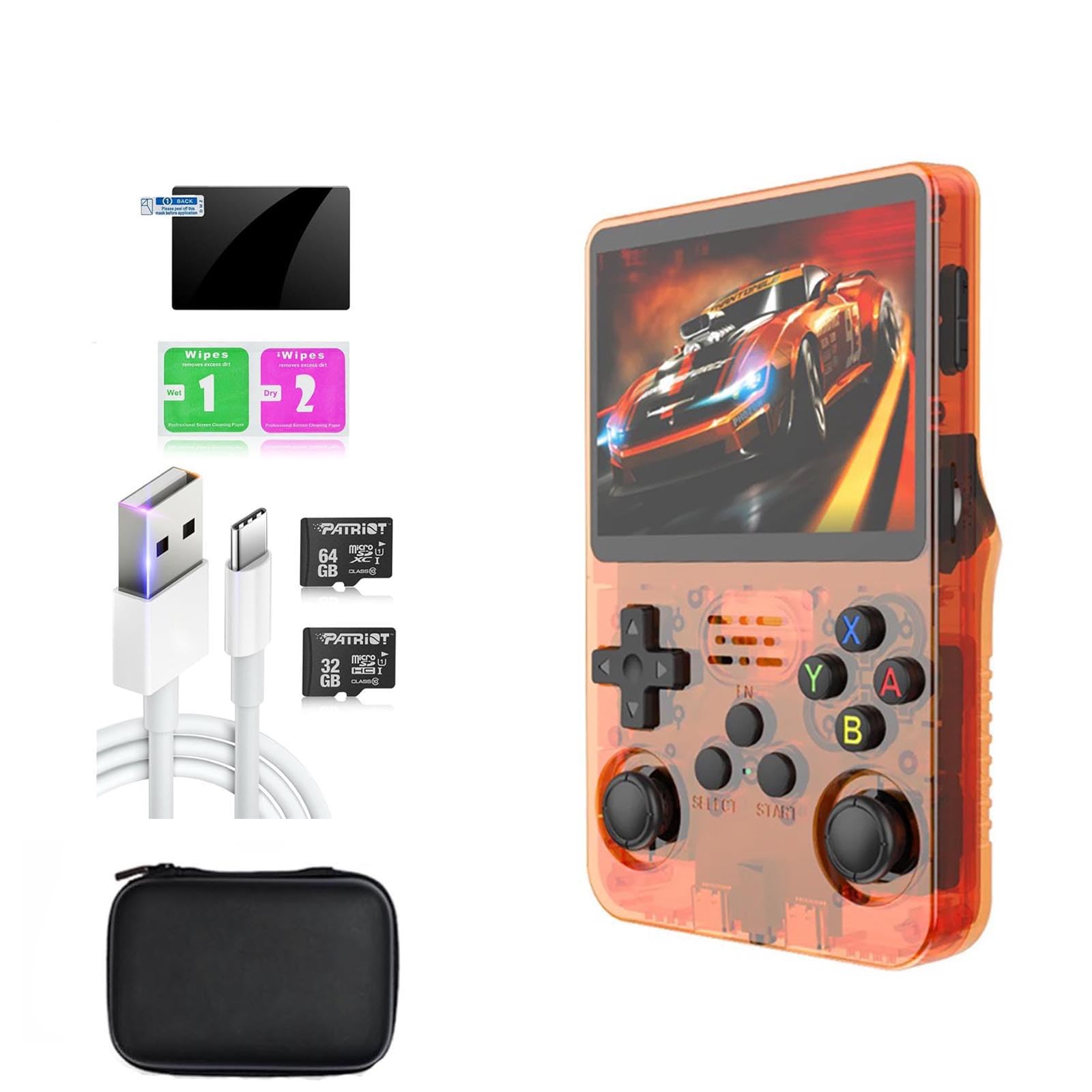 Foto 2 pulgar | Consola De Juegos Portátil R36s Retro De 3,5 Pulgadas, Más De 15 000 Juegos, 32 Gb+64 Gb - Venta Internacional.