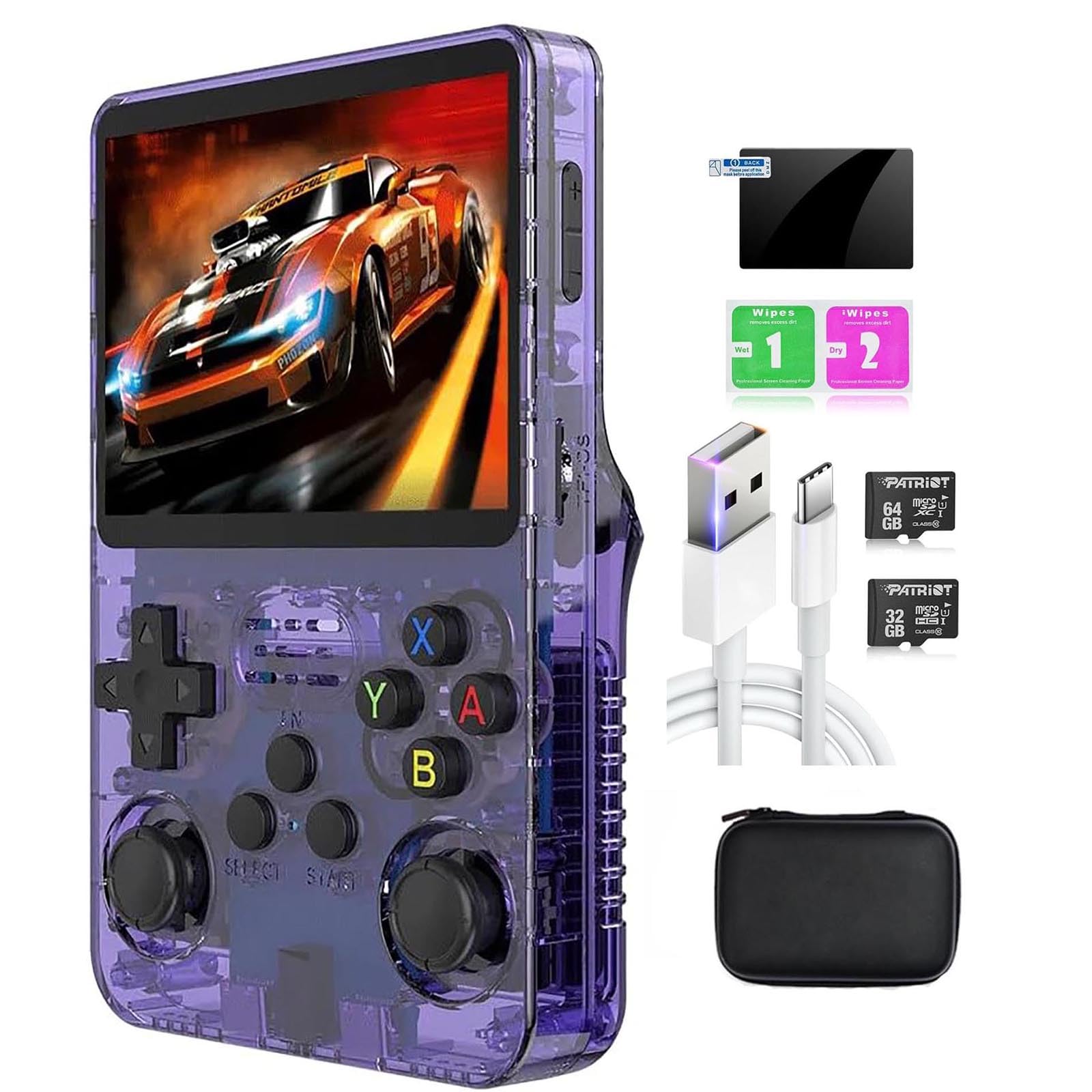 Foto 2 pulgar | Consola De Juegos Portátil R36s Retro De 3,5 Pulgadas, Más De 15 000 Juegos, 32 Gb+64 Gb - Venta Internacional.