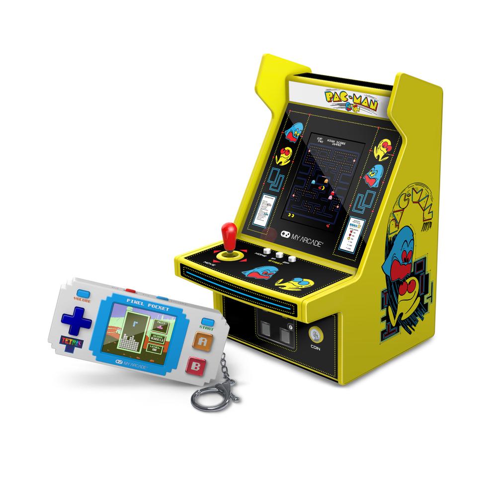 Foto 1 | Kit Maquinita Arcade Combo Pacman + Mini Tetris Portátil