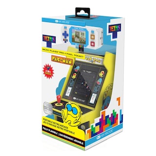Foto 2 | Kit Maquinita Arcade Combo Pacman + Mini Tetris Portátil