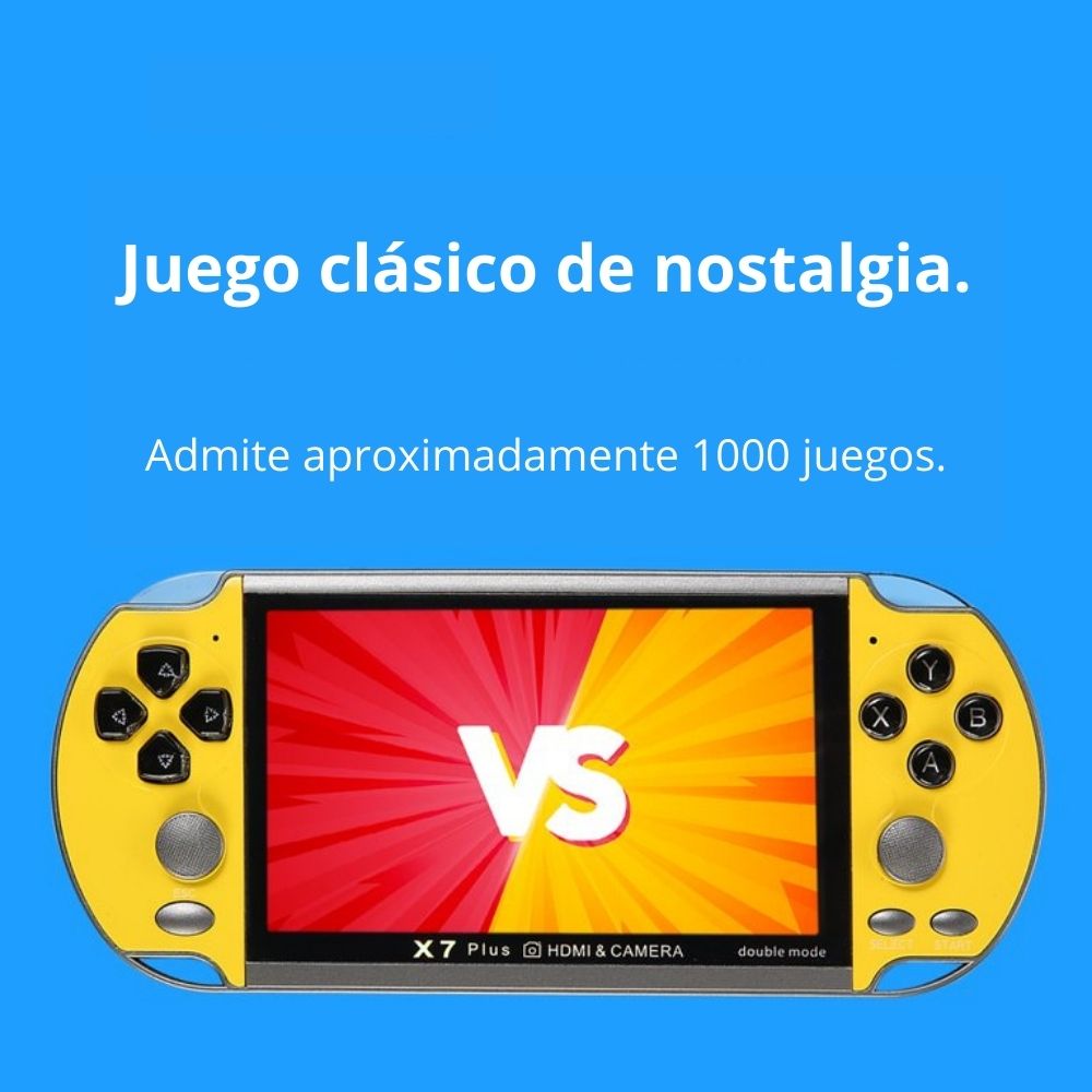 Foto 3 pulgar | Consola Juegos Vídeo Portátil Hd 5 1 Pulgadas Amarillo