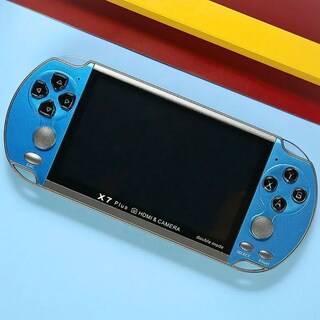 Foto 2 | Consola de Videojuegos X7 Plus 8gb HD Pantalla 5.1 Pulgadas Reproductor de Juegos Azul