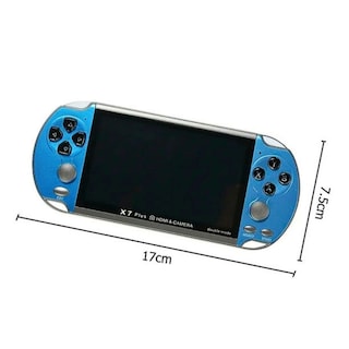 Foto 5 | Consola de Videojuegos X7 Plus 8gb HD Pantalla 5.1 Pulgadas Reproductor de Juegos Azul