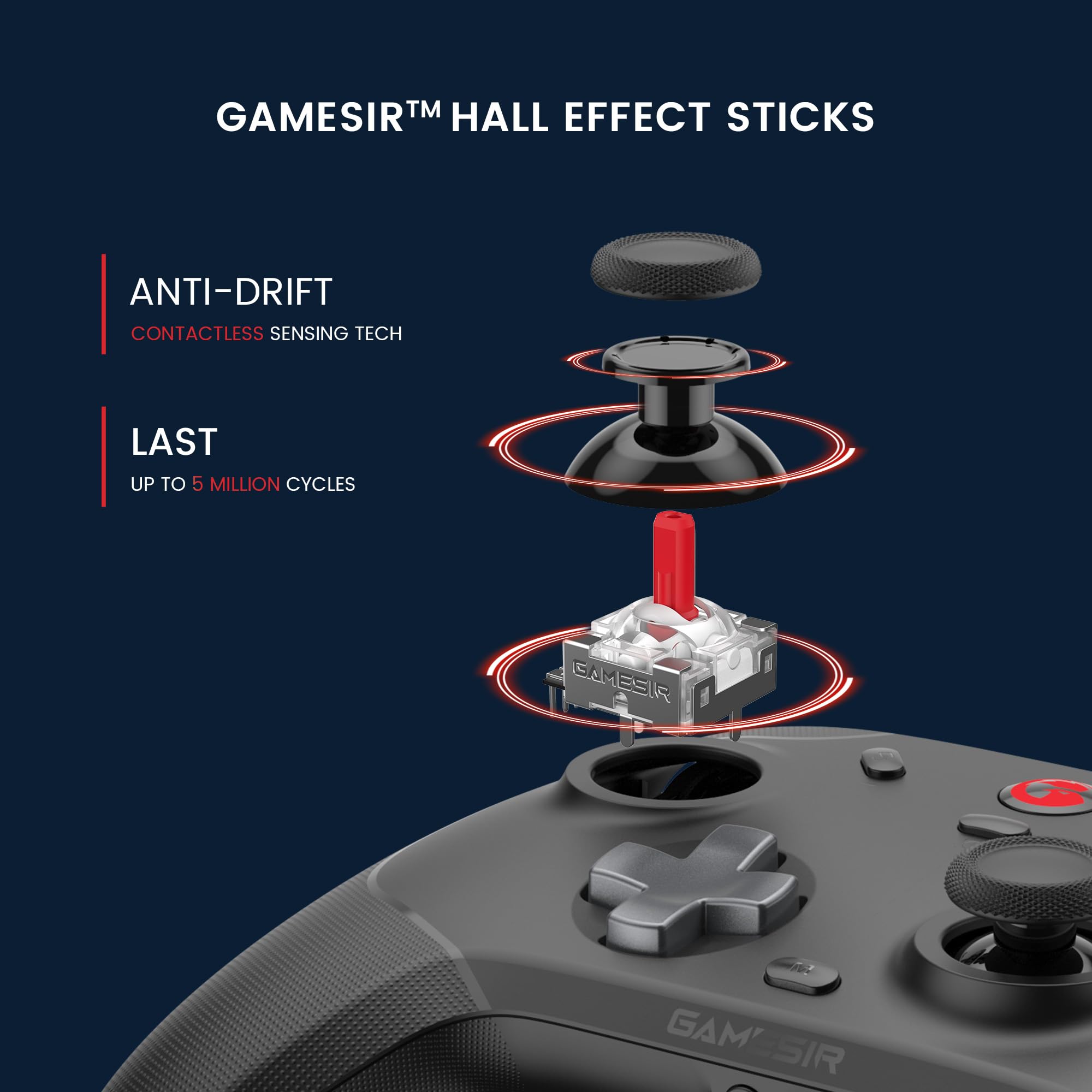 Foto 3 pulgar | Controlador Profesional Inalámbrico Gamesir T4 Cyclone Pro Para Switch - Venta Internacional.