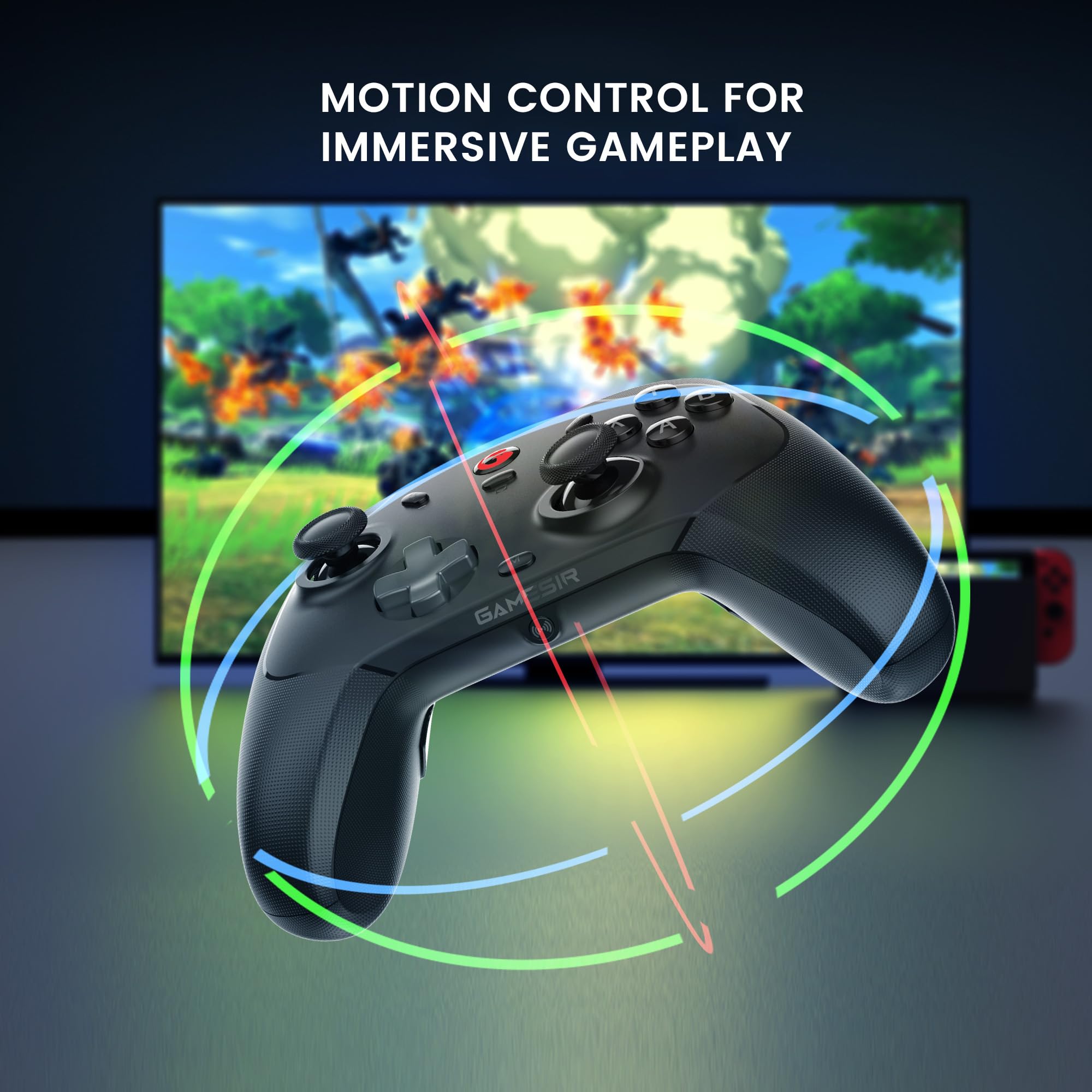 Foto 7 pulgar | Controlador Profesional Inalámbrico Gamesir T4 Cyclone Pro Para Switch - Venta Internacional.
