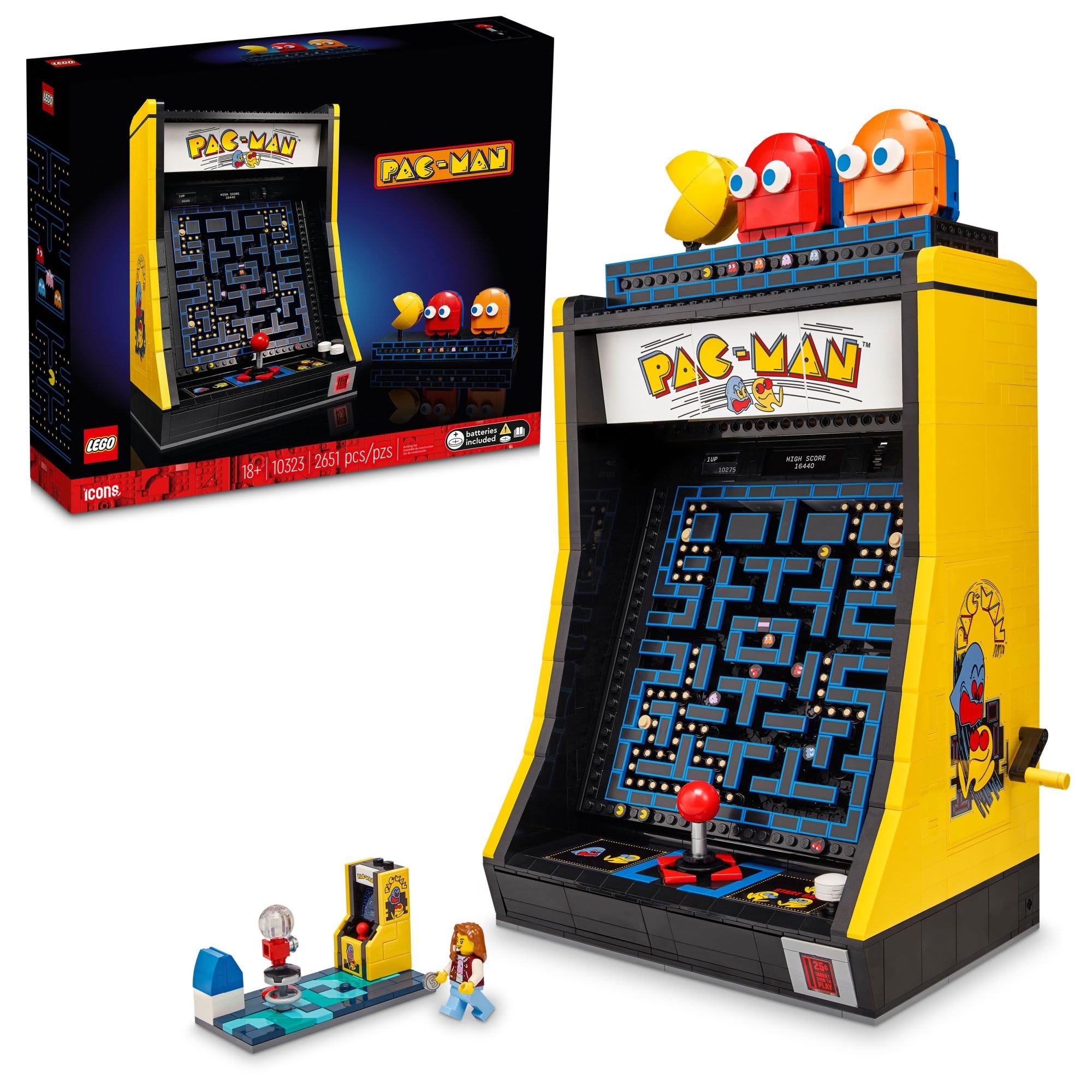 Foto 2 pulgar | Kit De Construcción Lego Icons Pac-man Arcade Con Pac-man, Blinky Y Clyde - Venta Internacional.